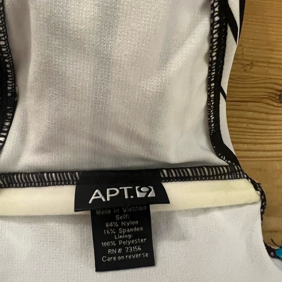 Apt.9 Tankini Swim Top 2X - Picture 3 of 5